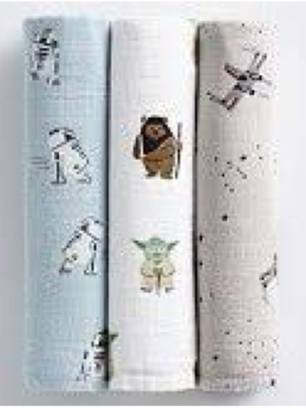 Pottery Barn Kids Star Wars Muslin Swaddle Set
